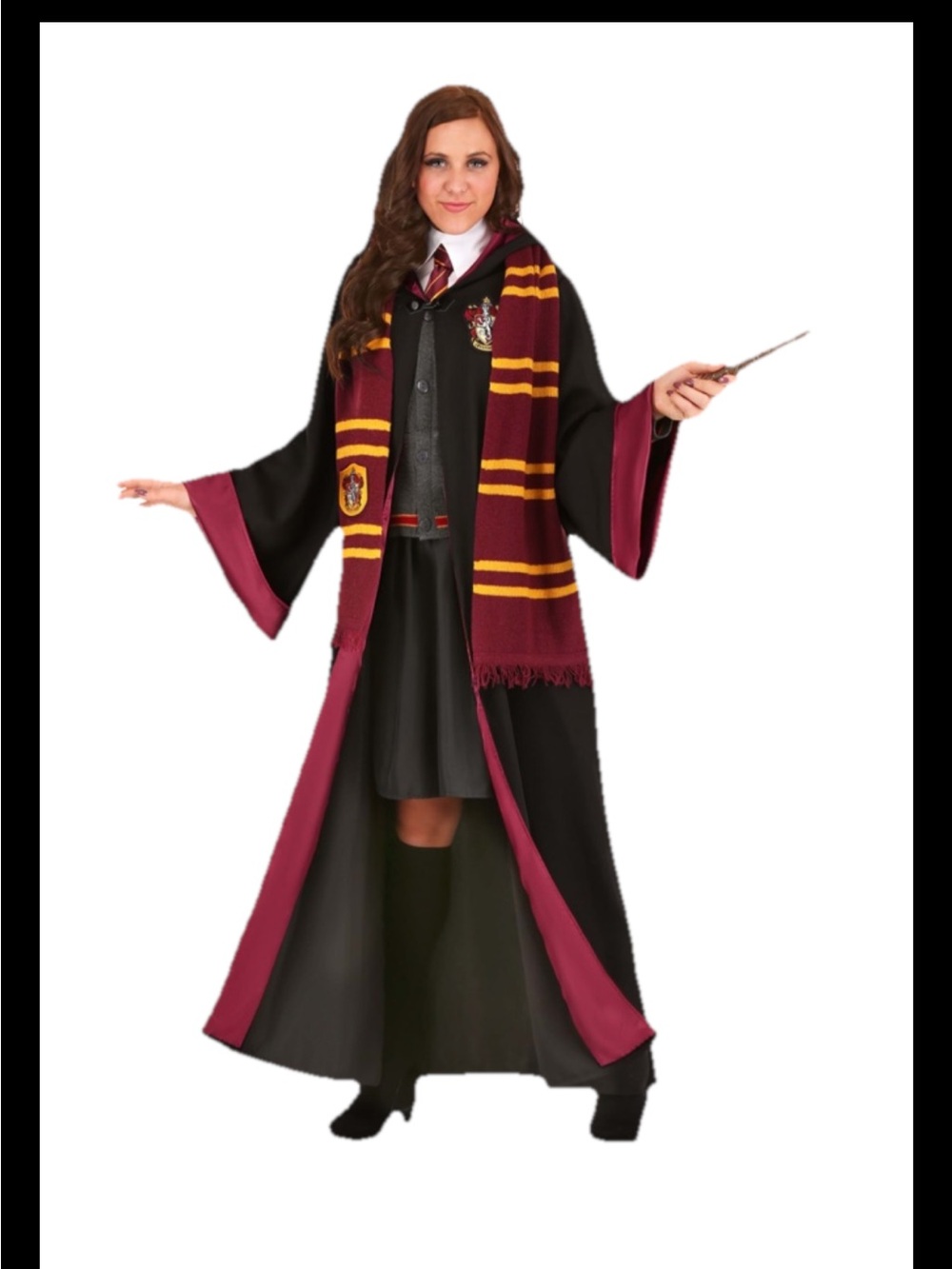 Deluxe Harry Potter Medium Hermione Granger Adult Women’s Costume 5 Pc Set New